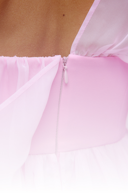 Потайная молния в среднем шве