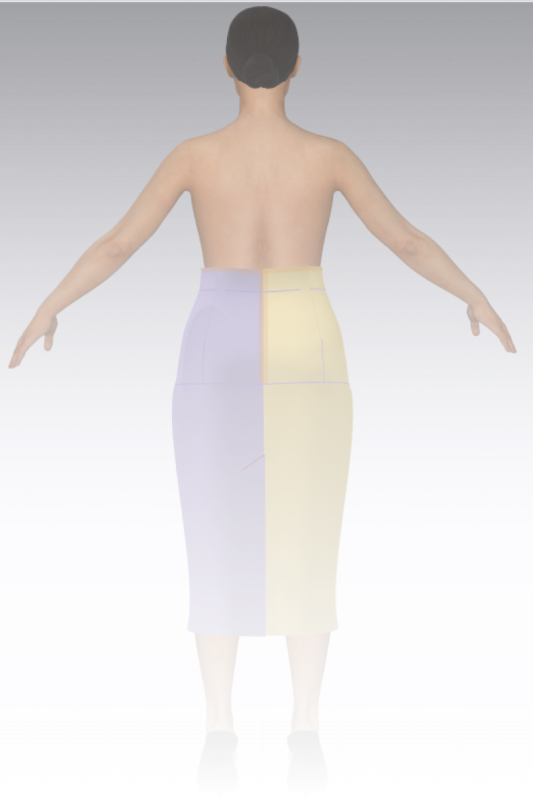 Примерка юбки